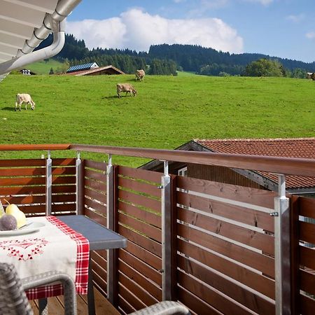 5 Sterne Ferienwohnung Hochgratblick Mit Schwimmbad Und Sauna Оберштауфен Екстер'єр фото
